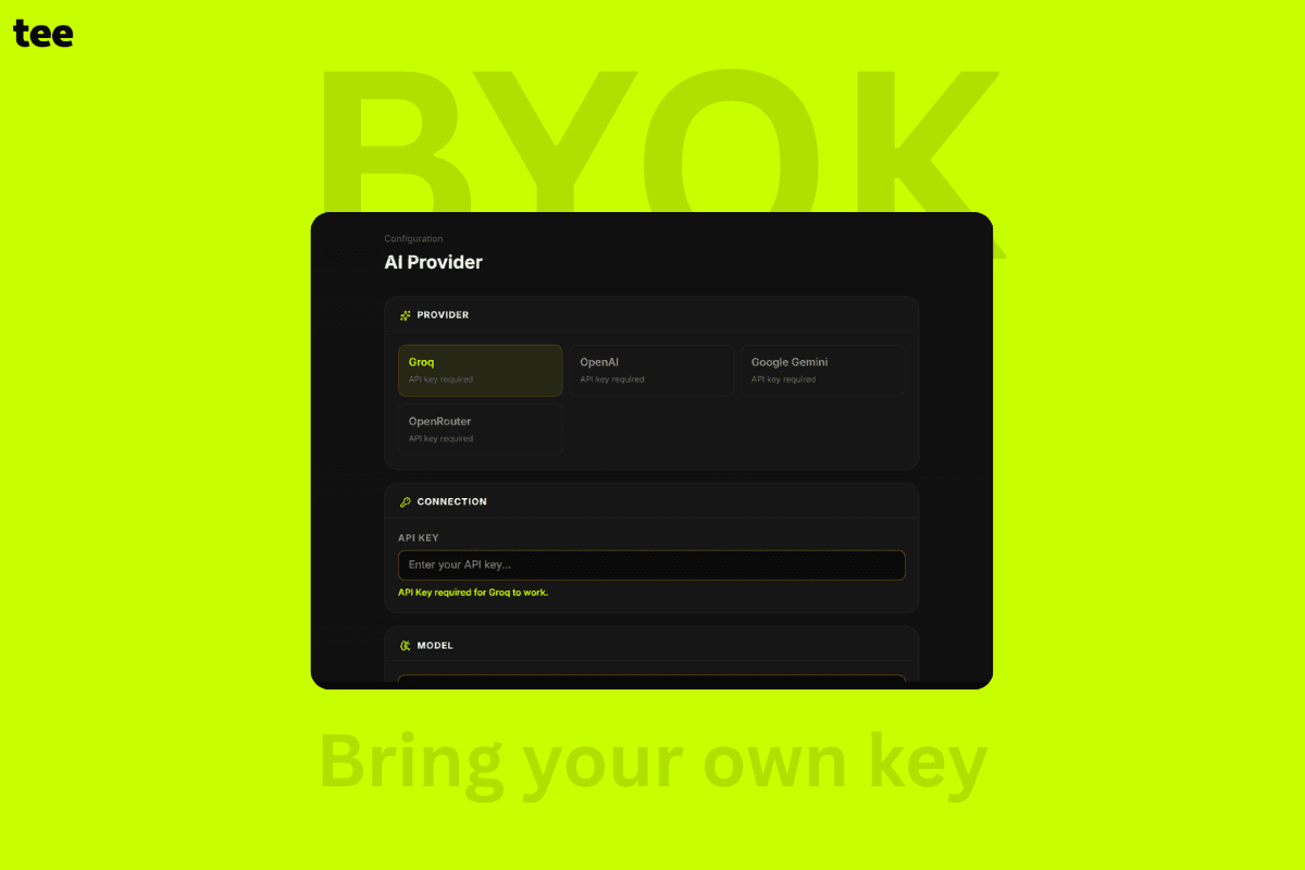 Bring Your Own Key