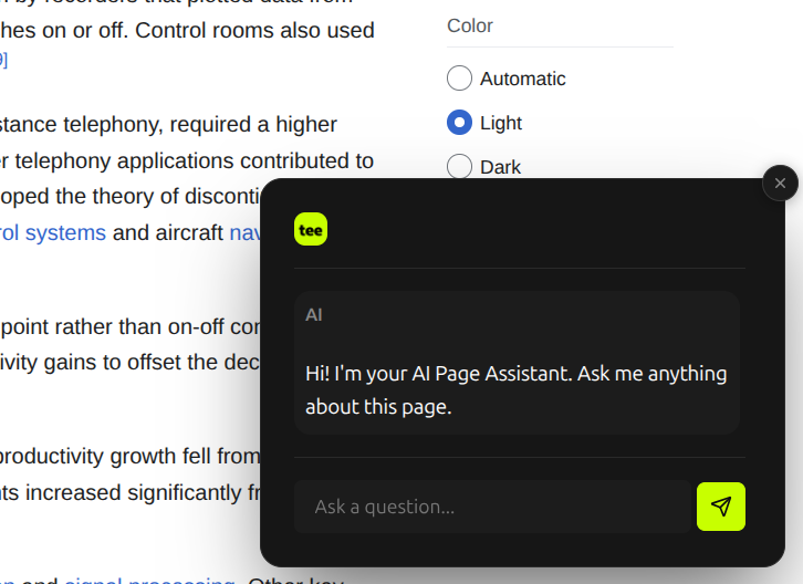 Create Widgets